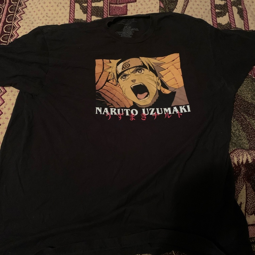 2 For $18 Naruto Uzumaki Anime T Shirt